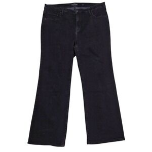 Lucky Brand Women's Black Denim High‎ Rise Wide Leg Jeans